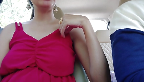 He Got Blowjob With Love In The Car