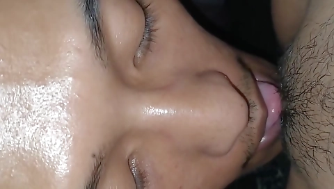 Pussy Licking Indonesia Wife Until Orgasm