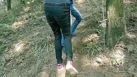18yrs Boy Fucking 25yrs Girl At Outdoor! Desi Love Sex