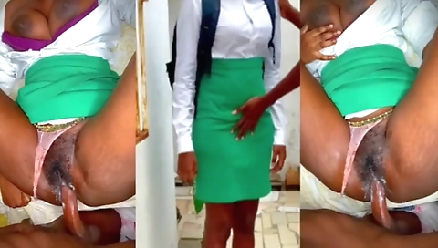 18y student 18+ In Uniform Visited Teacher With Hairy Pussy During Class Hours