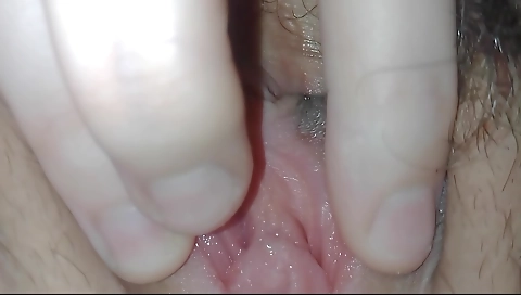 Hot Girl Fingering Sexy Hairy Pussy