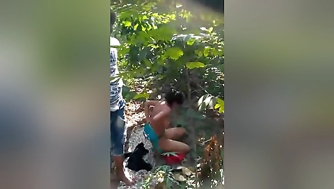 Today Exclusive- Desi Lover Outdoor Fucking