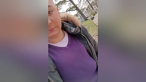 Very Hot In The Public Park