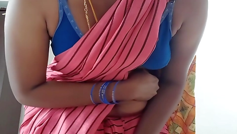 Big Naturals - Swetha Tamil Wife Wearing Sexy Saree