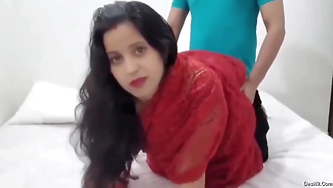 Today Exclusive- Desi Wife Blowjob And Hard Fucked