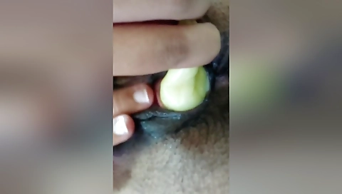 Desi Hot Girl Cucumber In Pussy