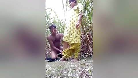 Dehati Chubby Randi Fucked In Fields