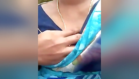 Big Naturals - Indian Wife Bike Ride Boob Show