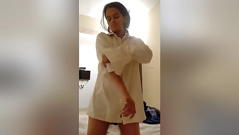 Today Exclusive- Sexy Desi Girl Blowjob And Fucked 3