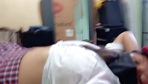 Stepdaughter Gives Herself To Her Stepfather When The House Is Available, And Fucks Him Very Intensely On All Fours (1)