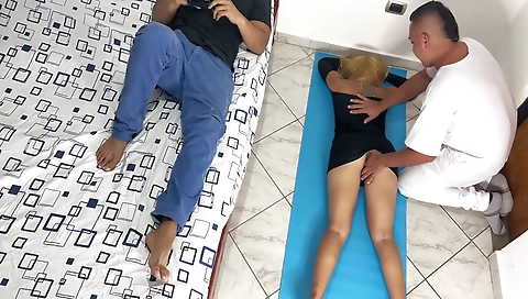 I Like The Masseur To Massage My Ass And Vagina In Front Of My Cuckold Husband Ntr Netorare