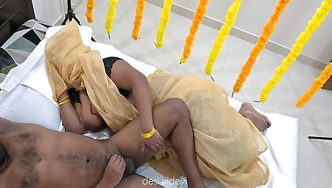 Indian Couples First Night Sex