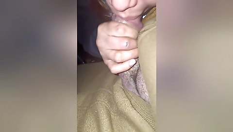 Here Another Native Sucking My Dick Until I Cum In Her Mouth In My Car Up Close