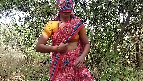 Indian Desi Aunty, Brutal Anal Sex In Jungle