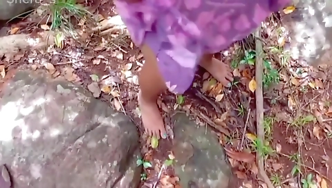 Fucking Step Sister In Jungle Outdoor Sex