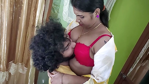 Vaishnavy Shirt Open And Red Bra Show Romance With Sharun Raj, Mallu Couple Dress Open Romance, Hot Boobs Kissing Romance With Hot Kiss