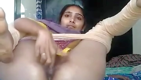 Indian College teen 18+ Fingering Vagina Mms