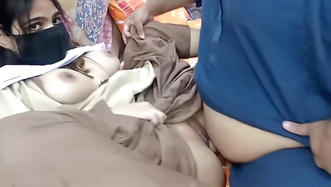 Desi Pakistani Student 18+ Girl Got Sex Lesson From Her Old Stepfather