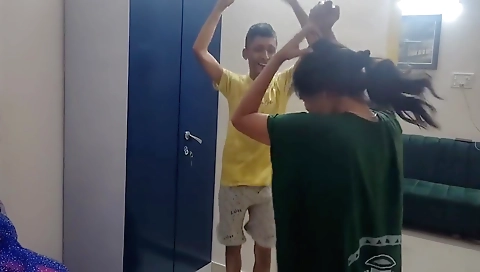 Two Girls Seduced A Young Boy And That Boy Fucked A Girl