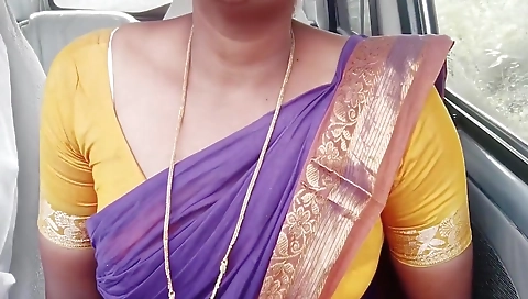 Beautiful Telugu Maid Car Sex, Telugu Dirty Talks..crezy Momos