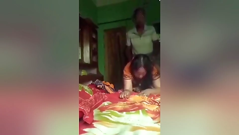 Indian Real Maid Blowjob And Doggy Cheating Sex With House Owner