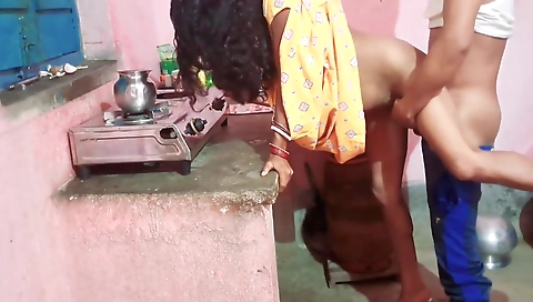 Komal Was Stealing Theft By Calling Her Friend In The Kitchen