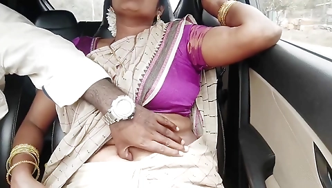 Indian Stepmom Car Sex Telugu Dirty Talks