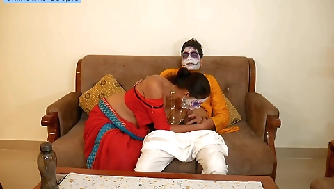 Desi Sali Sapna Turned Horny While Celebrating Festival With Jiju