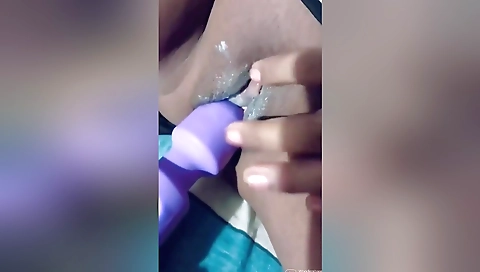 Stepbrother-in-law Caught Having Sex With Vibrator And He Left Stepsister-in-law