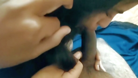 Cute Girl Giving Blowjob
