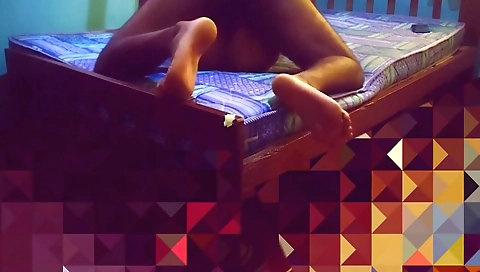 Fucking My With On The Bed ඇද උඩ නගල ගහව
