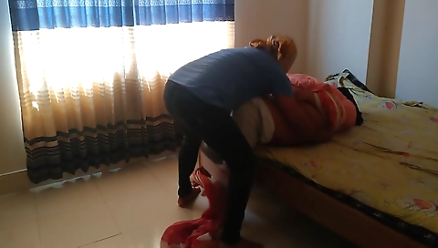 Cor Aya Aur Priya Aunty Ke Hath-pair Bandh Kr Jabardasti Choda (big Tits And Big Ass Aunty Tied Hands & Feet Then Fuck)