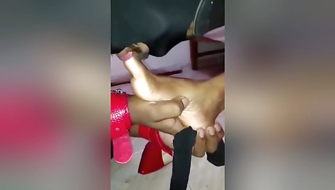 Sucking My Mistress Toes And Licking Her Feet My Goddess Femdom Indian Babi Girl Mistress Prono Mamm