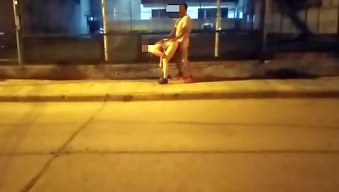 Couple Fucking In Public Risky Flashing Without Panties